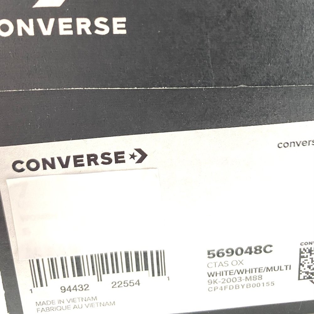 Converse Chuck Taylor AS Canvas Low White Multi W - Picture 10 of 10